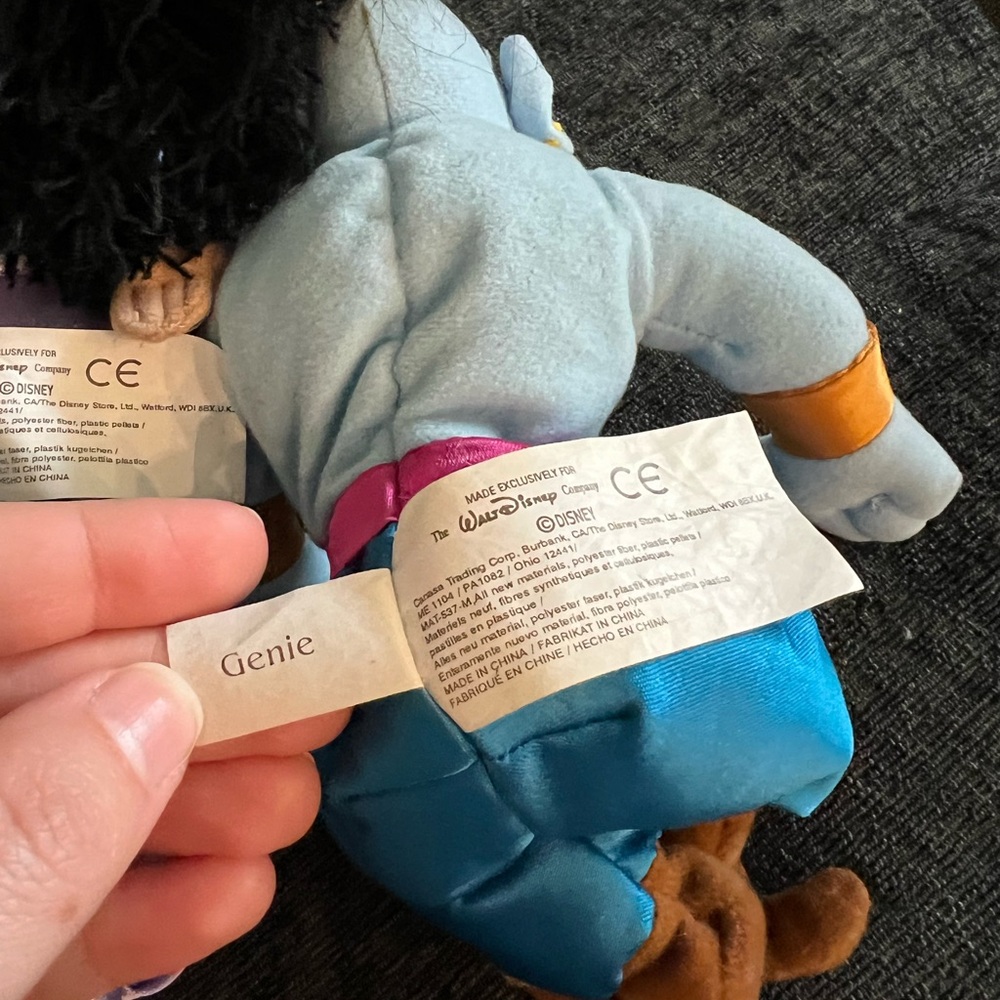 Disney Store Princess Jasmine and Genie Plush Stuffed Animals - Picture 5 of 5